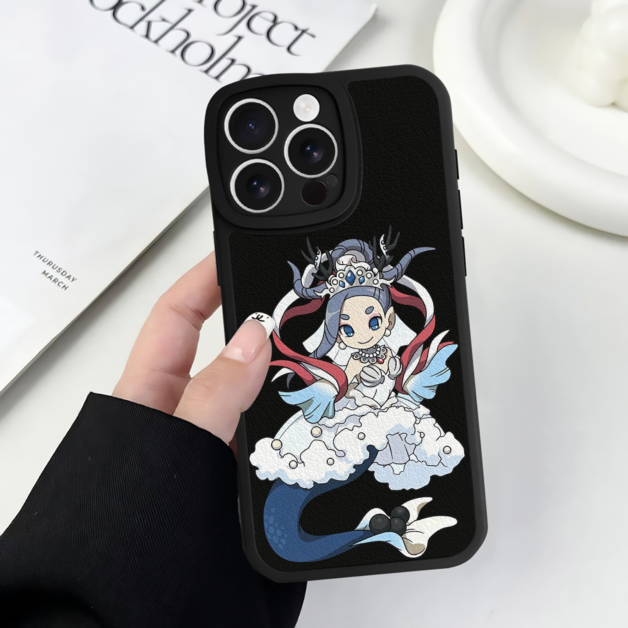 （画像用） 妖怪ウォッチ Yo-kai Watch 【iPhone 16シリーズ対応】シリコンスマホケース（レザー調） 材質：シリコン
